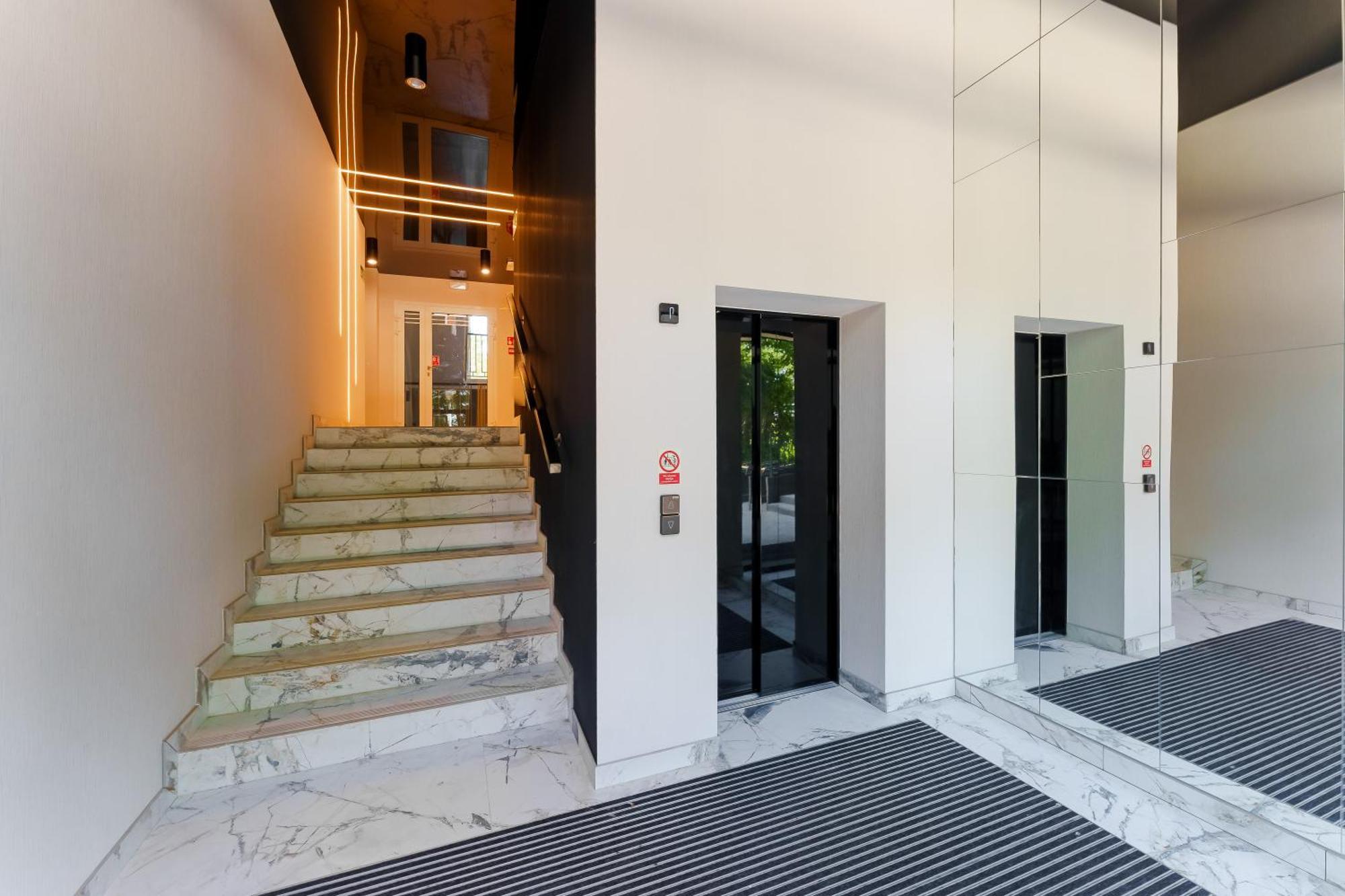 Apartament Kapitanski Z Widokiem Na Morze 4 Pietro - By Perlowa Przystan Rent Sianożęty Exterior foto