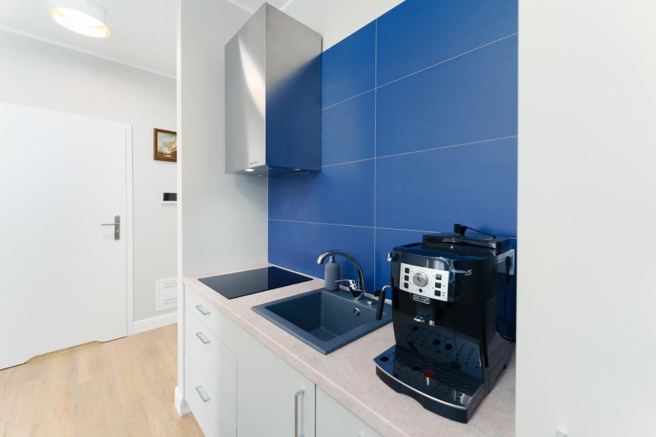 Apartament Kapitanski Z Widokiem Na Morze 4 Pietro - By Perlowa Przystan Rent Sianożęty Exterior foto